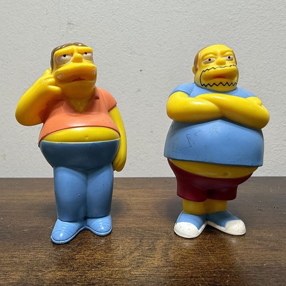 Simpson Movie 2007 Comic Guy & Barney Spooky Halloween Burger King No Sound